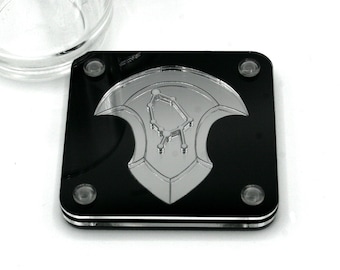 Acrylic FFXIV Elidibus Constellation Crystal Coaster