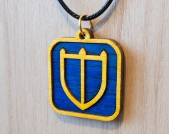 FFXIV Wood Paladin Pendant/Necklace