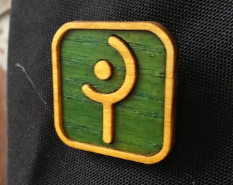 FFXIV Wood White Mage Pin/Magnet