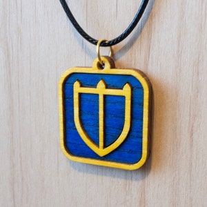 FFXIV Wood Paladin Pendant/Necklace
