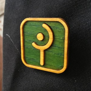 FFXIV Wood White Mage Pin/Magnet
