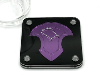 Acrylic FFXIV Emet-Selch Constellation Crystal Coaster
