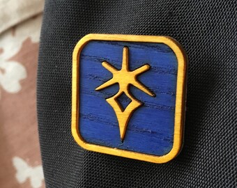 FFXIV Wood Dark Knight Pin/Magnet