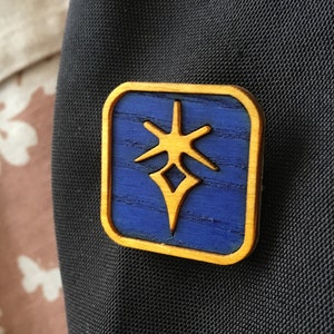 FFXIV Wood Dark Knight Pin/Magnet