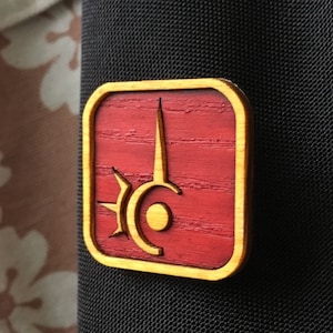 FFXIV Wood Red Mage-speld/magneet