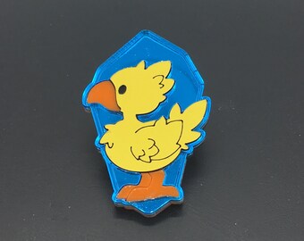 Acrylic Chocobo Pin/Magnet
