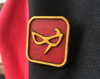 FFXIV Wood Blue Mage Pin/Magnet