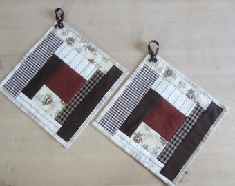 Pot holders, 2 pieces