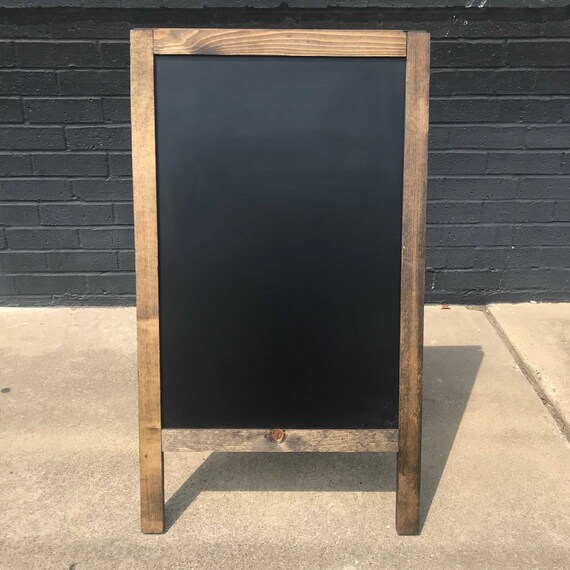 A Frame Sandwich Chalkboard Wood Board Image 0