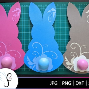 Easter Bunny Back SVG - EOS Lip balm Holder