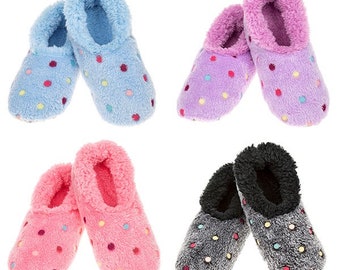 Snoozies washable cosy feet coverings Style Lotsa dots  Colour Assorted