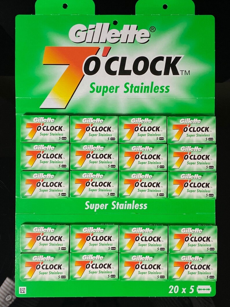 Gillette 7 O Clock Classic Double Edge Safety Razor Shaving Etsy
