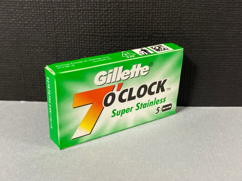 Gillette 7 O Clock Classic Double Edge Safety Razor Shaving Etsy