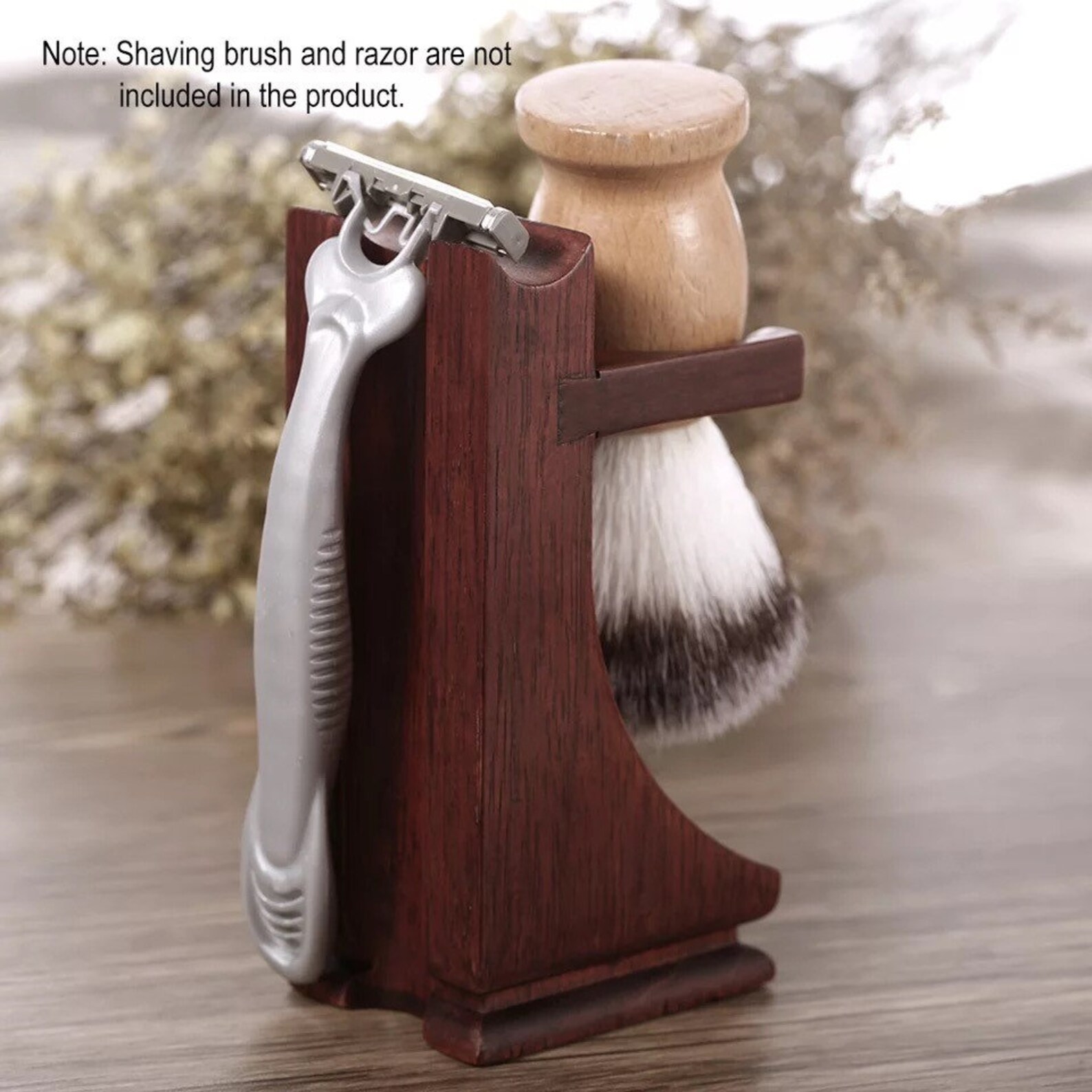Quality Shaving Razor and Brush Stand Wood Shaving Stand Etsy