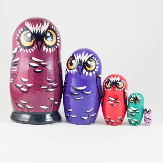 russian nesting dolls animals
