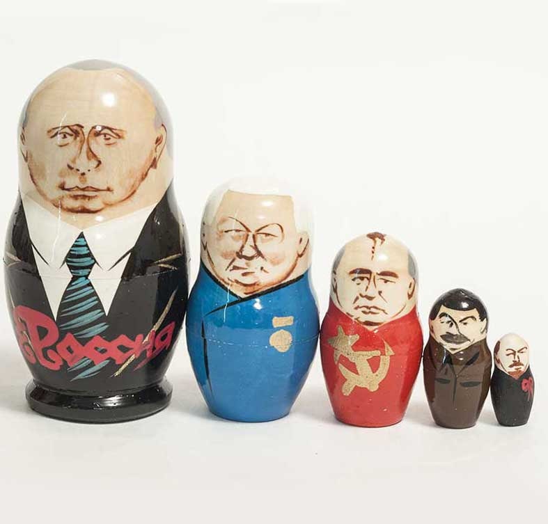 Russian Leaders Nesting Doll President 
