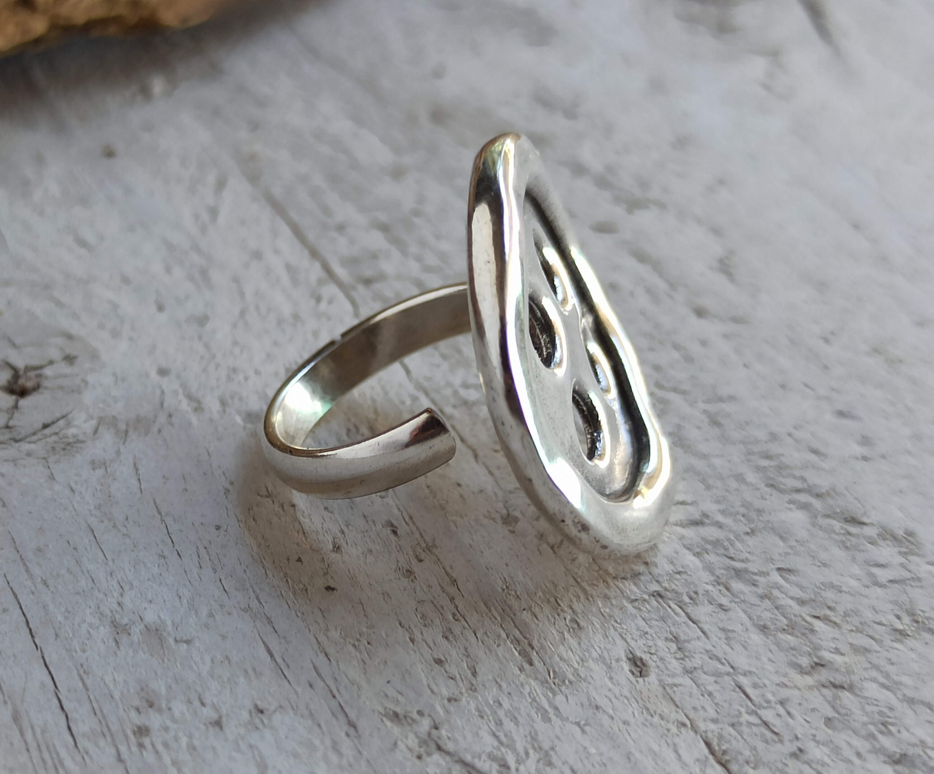 Chain Link Ring - 925 Sterling Silver Pave Band – OBJKTS Jewelry