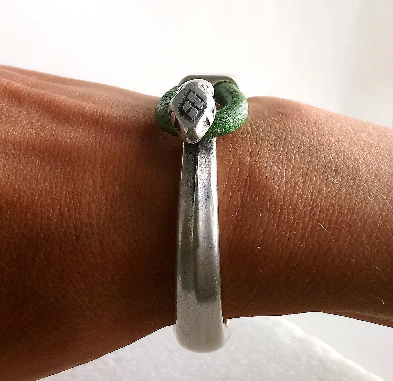 Snake Leather Bracelet Snake Half Cuff Gift for Women Etsy