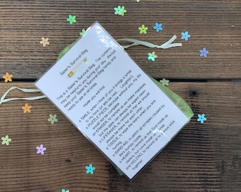 Sister's Survival Gift Bag, Handmade Keepsake