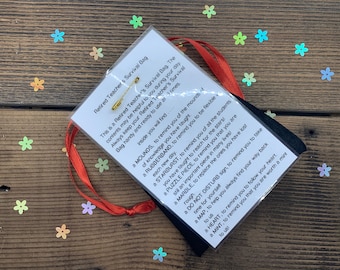 Retired Teacher Survival Gift Bag, Keepsake Poem
