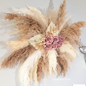 Pampas Dried Flower Arrangement, Baby Shower Decor, Wedding Decor, Bridal Shower, Backdrop Floral, Wedding Arch Arrangement, Wall Decor