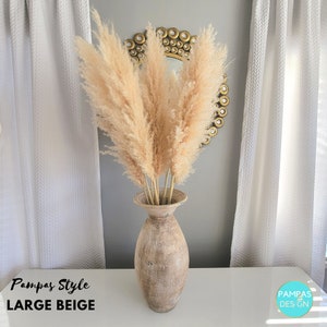 Tall Extra Large PAMPAS GRASS Fluffy 4-3.5FT Boho Wedding Decor Dried Florals Balloon Garland Wedding Decor, Wedding Arch, Baby Shower Decor image 8