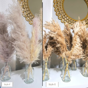 Pampas Grass Bridal Shower Centerpieces, Baptism Decor, Wedding Decor birthday party decor, Engagement Decor, Salon Decor, Baby Shower Decor image 10