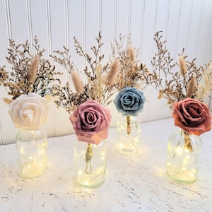 Affordable Wedding Baby Shower Centerpiece Set 4 6 12 Cream Blush Terracotta Rose Eucalyptus Palm Leaf Rehearsal Dinner Bridal Shower