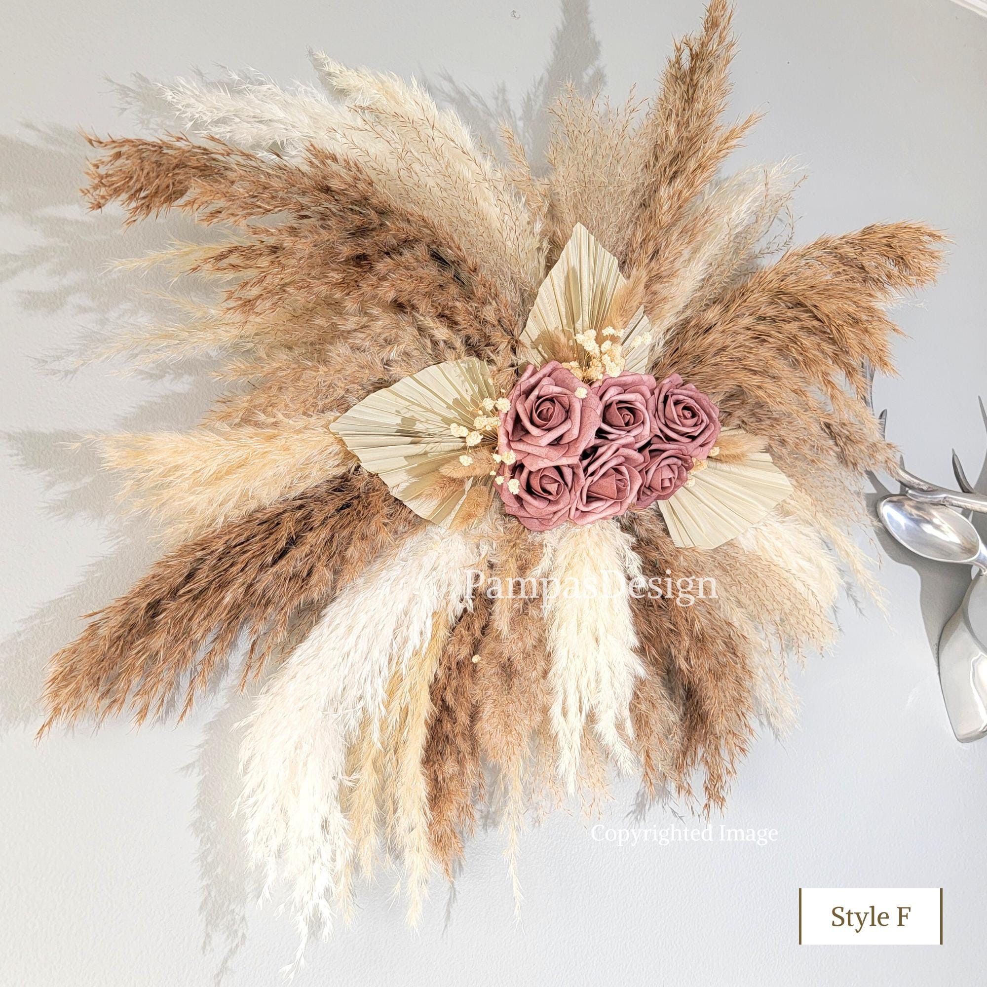 Pampas Dried Flower Arrangement, Baby Shower Decor, Wedding Decor, Bridal Shower, Backdrop Floral, Wedding Arch Arrangement, Wall Decor