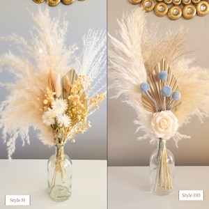 Pampas Grass Bridal Shower Centerpieces, Baptism Decor, Wedding Decor birthday party decor, Engagement Decor, Salon Decor, Baby Shower Decor image 5