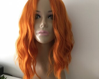 orange hair wig