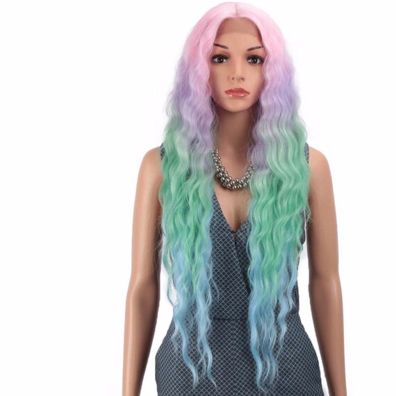 synthetic wigs etsy