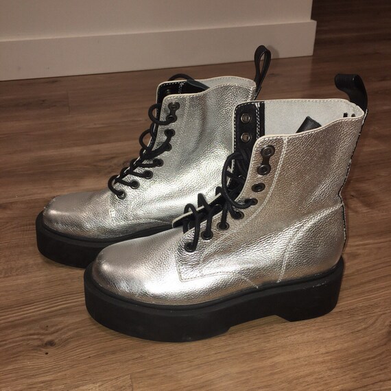 calvin klein platform boots