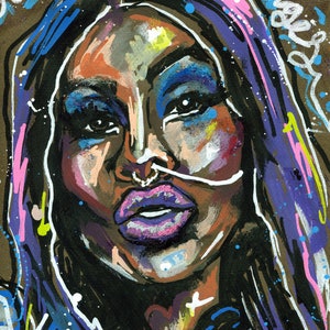 A3 Acrylic Painted - Etsy