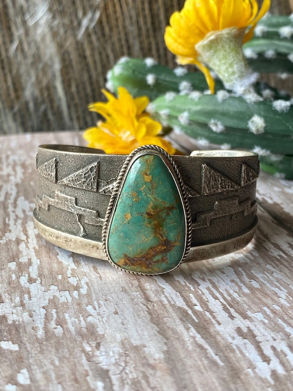 Important Layered Native American Navajo Leander Bahe Sterling Silver Bracelet Important Layered Native American Navajo Leander Bahe Sterling Silver Bracelet