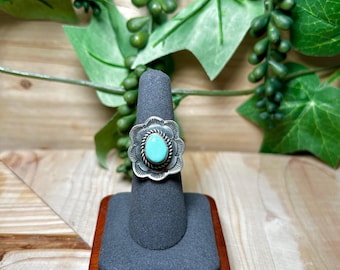 Tillie John Sonoran Gold & Sterling Silver Ring Size 6.75