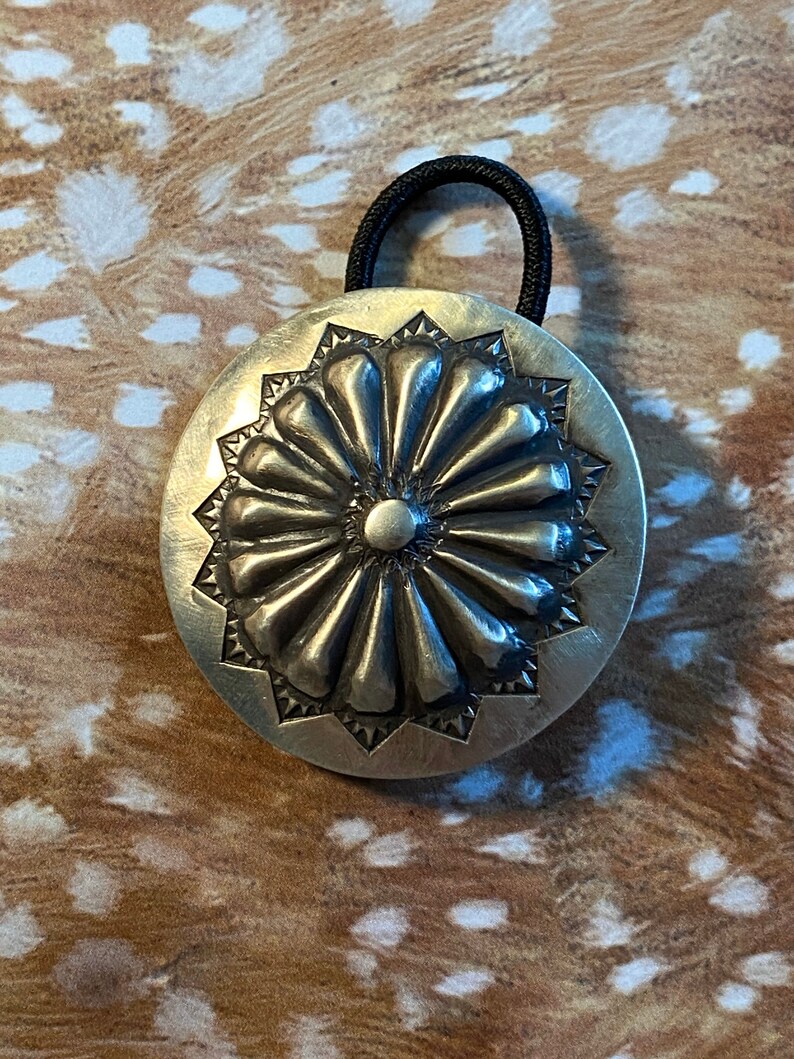 Navajo Sterling Silver Hair Tie Etsy