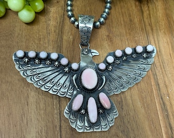 Darrell Cadman & Sterling Silver Thunderbird Pendant - Etsy