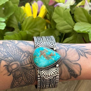 Sunshine Reeves Sonoran Mountain Turquoise & Sterling Silver Cuff Bracelet