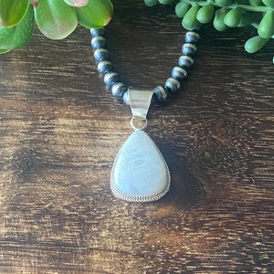 Reda Galvan Moon Stone & Sterling Silver Pendant