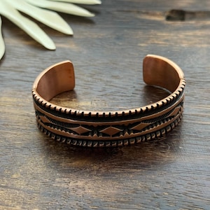 Jerold Tahe Copper Cuff Bracelet