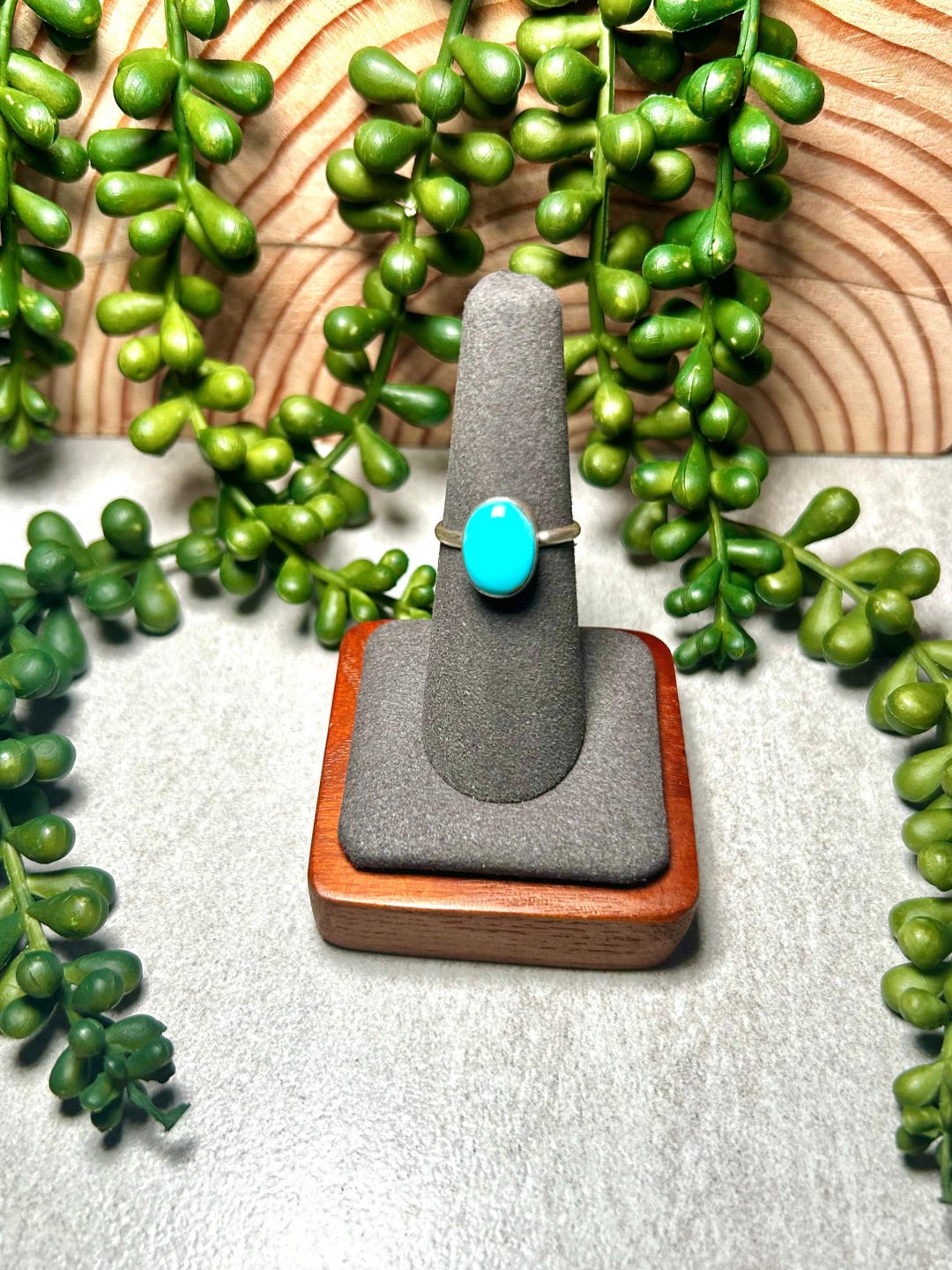 Navajo Made Kingman Turquoise & Sterling Silver Ring Size 6.75 - Etsy