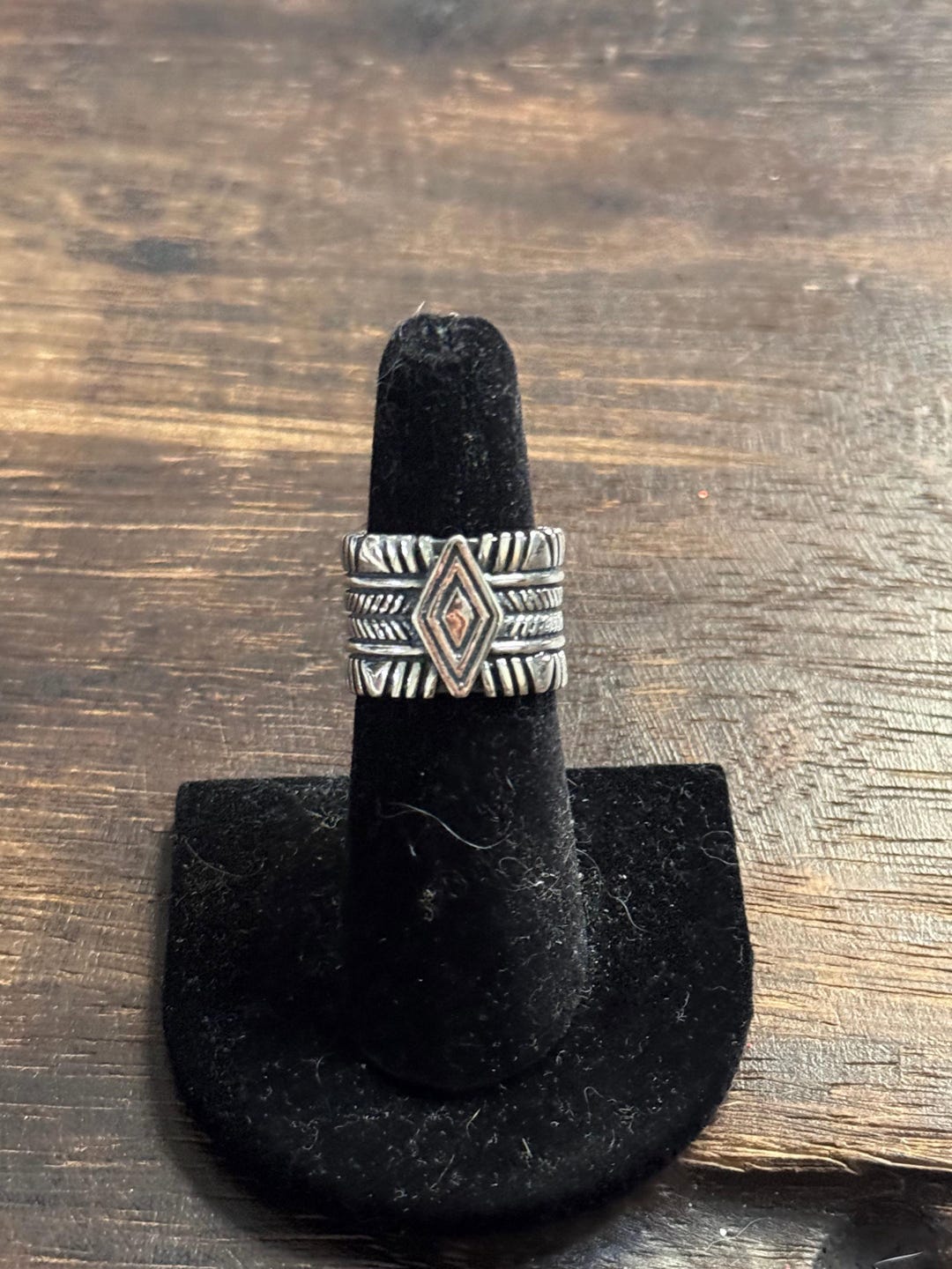 Southwest Handmade Sterling Silver Band Ring - Etsy