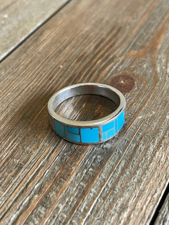 Navajo inlay best sale rings