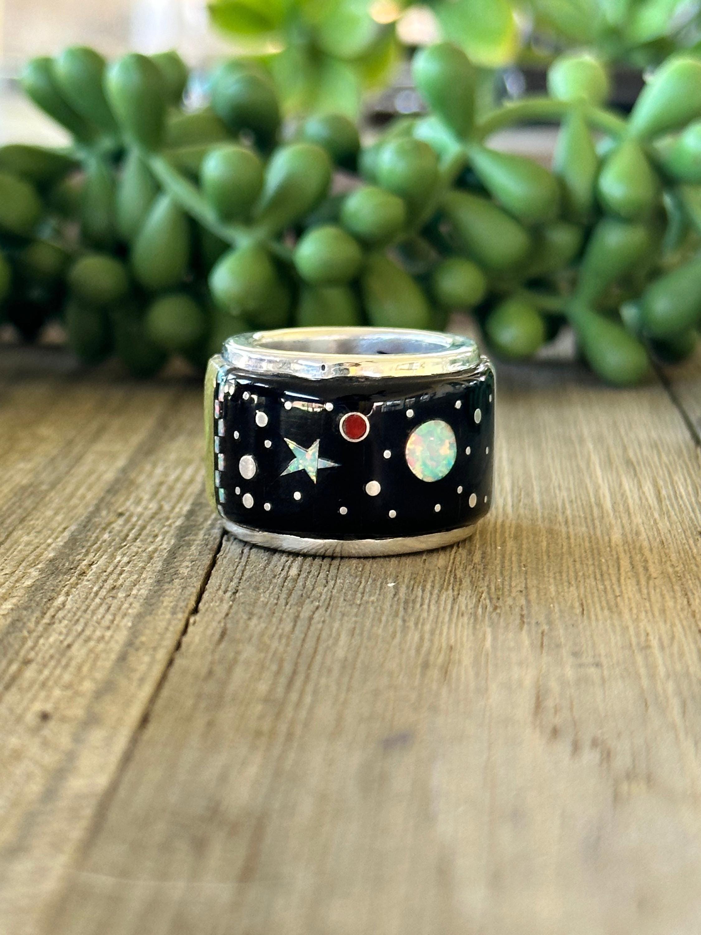 お値下げ不可Matthew Jack スターリングシルバー インレイペンダント Matthew Jack Jewelry - Etsy