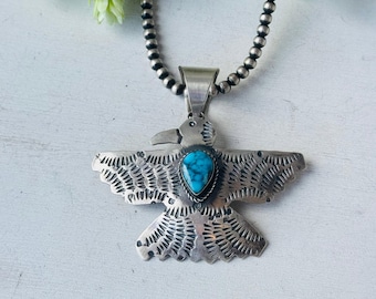 Darrell Cadman & Sterling Silver Thunderbird Pendant - Etsy