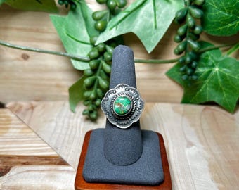 Tillie John Sonoran Gold & Sterling Silver Ring Size 7.75