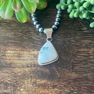 Reda Galvan Moon Stone & Sterling Silver Pendant