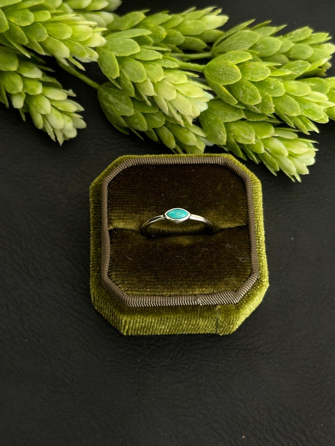 Southwest Handmade Turquoise & Sterling Silver Ring - Etsy