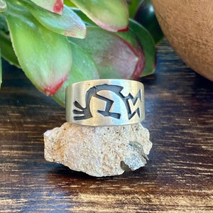 Virginia Becinti Sterling Silver Kokopelli Ring